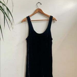 Black ASOS Velvet Maxi Dress